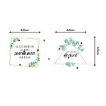 Größe der "Hochzeitssuppe" Geschenkanhänger