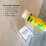 Schnelles DIY Geschenk für Mama mit Kleber und Papier