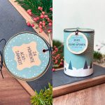Achtsamer Adventskalender von oben und von der Seite.