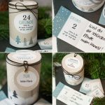 Der Adventskalender für einen Herzensmenschen aus verschiedenen Blickwinkeln und mit Detailaufnahme.