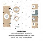 Druckvorlage für den Adventskalender mit kleinen Botschaften.