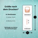 Der Picknickgutschein hat nach dem Drucken die Maße 14cm x 5cm - abhängig von deinen Druckeinstellungen!