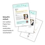 Abgebildete Bastelanleitung mit Druckvorlage und Tipps zum Drucken und Zusammenbauen der Kinder Country Geschenkidee. Perfekt für kreative Weihnachtsgeschenke zum Selbermachen.