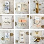 Verschiedene DIY Adventskalender Etiketten und Geschenkverpackungen: „Du bist fantastisch“, „Crème de la Crème“, „Ich mag Dich“, „Teebeutel – gönne dir mal eine Auszeit“, „Sternchen-Tütensuppe – keine Sorge“, „Schneemann Fürze“. Perfekte Weihnachtsvorlage zum Ausdrucken und Basteln eines humorvollen Adventskalenders.