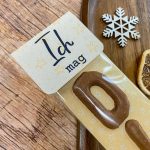 Nahaufnahme des oberen Etiketts mit dem Text „Ich mag dich“. Zeigt die zarte Sternenoptik des Designs und den liebevollen Handmade-Charakter – kreative Geschenkidee für den Advent oder kleine Liebesbotschaft zwischendurch.