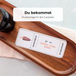 Gutschein Candle Light Döner Druckvorlage als PDF zum Downloaden. Auf dem Candle-Light-Döner-Gutschein ist ein Dönerspieß mit einer Kerzenflamme im Aquarellstil abgebildet.