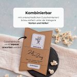 Gutschein Filmabend selber basteln und ausdrucken. Unterschiedliche Gutscheinkarten zu verschiedenen Geschenkanlässen sind separat erhältlich in der Kategorie „Karten und Hüllen“.