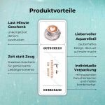 Produktvorteile der Frühstück im Bett Gutschein Vorlage: Last Minute Geschenk – unkompliziert daheim ausdrucken; Zeit statt Zeug – Kreatives Geschenk für gemeinsame Lieblingsmomente; Liebevoller Aquarellstil – zauberhaftes Design, das Lust auf mehr macht; Individuelle Verpackung – mit passenden Gutscheinkarten und -hüllen kombinierbar