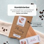 Gutschein Frühstücken selber basteln und ausdrucken. Unterschiedliche Gutscheinkarten zu verschiedenen Geschenkanlässen sind separat erhältlich in der Kategorie „Karten und Hüllen“.