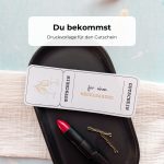 Gutschein Mädelsabend Druckvorlage als PDF zum Downloaden. Auf dem Mädelsabend-Gutschein sind zwei Gläser Sekt im Aquarellstil abgebildet.