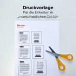 Druckbogen mit verschiedenen Etiketten in mehreren Größen: Doktor-Definition und mutmachende Glückwunsch-Sprüche – Vorlage für Promotion Geschenk im Glas.